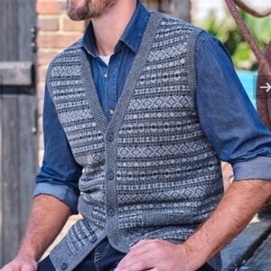 Vintage Northern Reflections Winter Theme Sweater Vest Size M/L